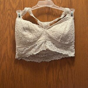 White Medium Bralette